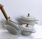 9PCS USFE Pumpkin Granite Cookware Set