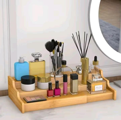 3-Tier Expandable Spice / Storage Rack – Bamboo Made