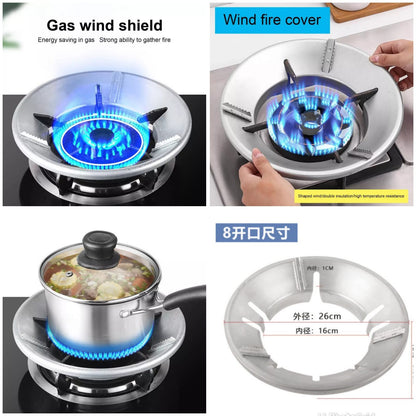 Metal Fire-Gathering Gas Cooker Wind Shield