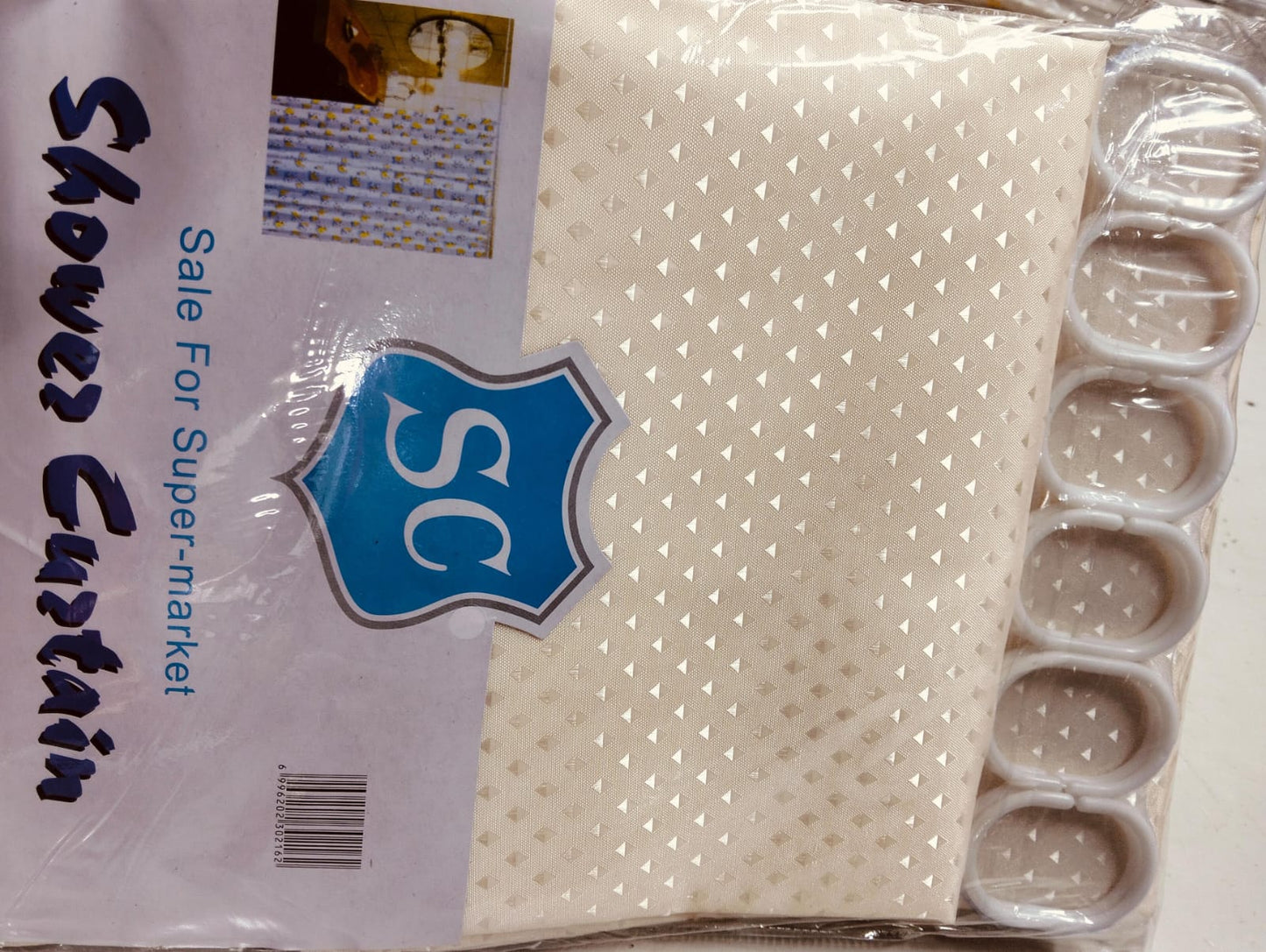 Waterproof Shower Curtain – Stylish, Durable & Easy to Clean(Dotted)