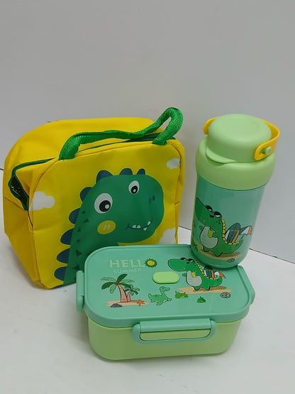 Kids Decorative Lunch Set with Insulated Bag