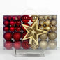 101-Piece Christmas Tree Decoration Balls Set-Rose Gold, Gold,  Silver,  Red,  Red & Gold