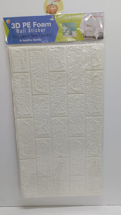 3D Brick Design Decorative Wallpaper Tile