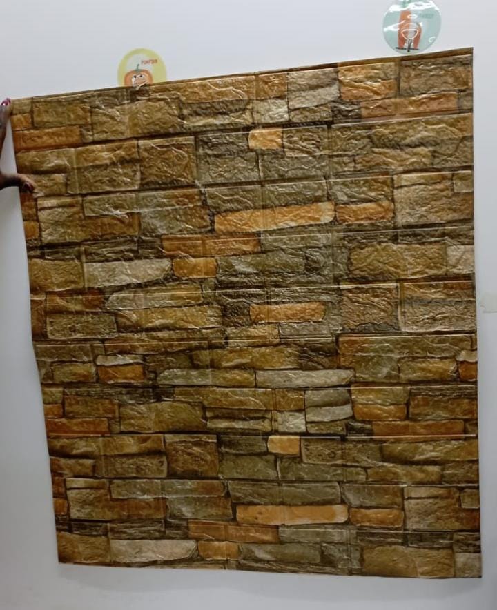 3D Brick Design Decorative Wallpaper Tile
