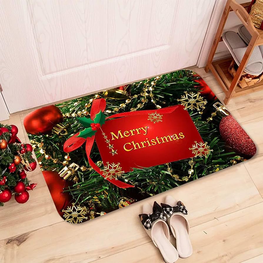 Christmas Themed Doormat Carpet – 60×40cm