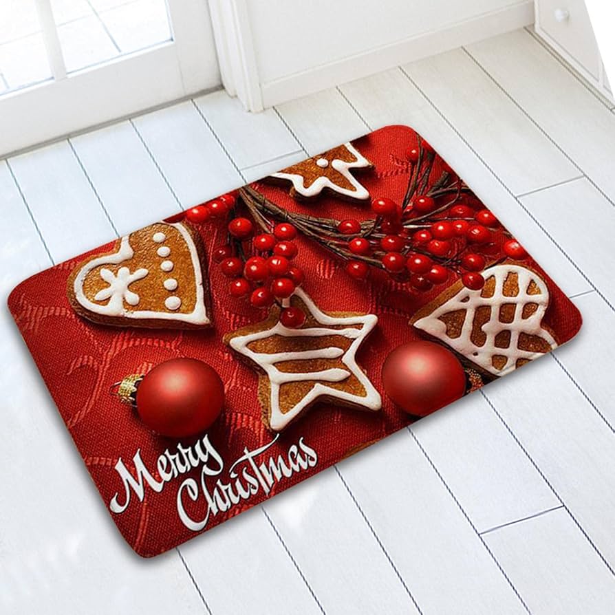 Christmas Themed Doormat Carpet – 60×40cm