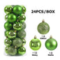 24PCS Christmas Balls Decoration Set – 4cm