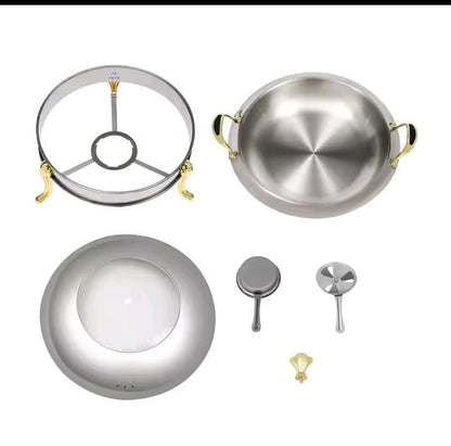 Buffet Round Food Warmer / Chaffing Dish – 28cm