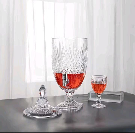 Glass Juice / Beverage Dispenser – 5 Litres