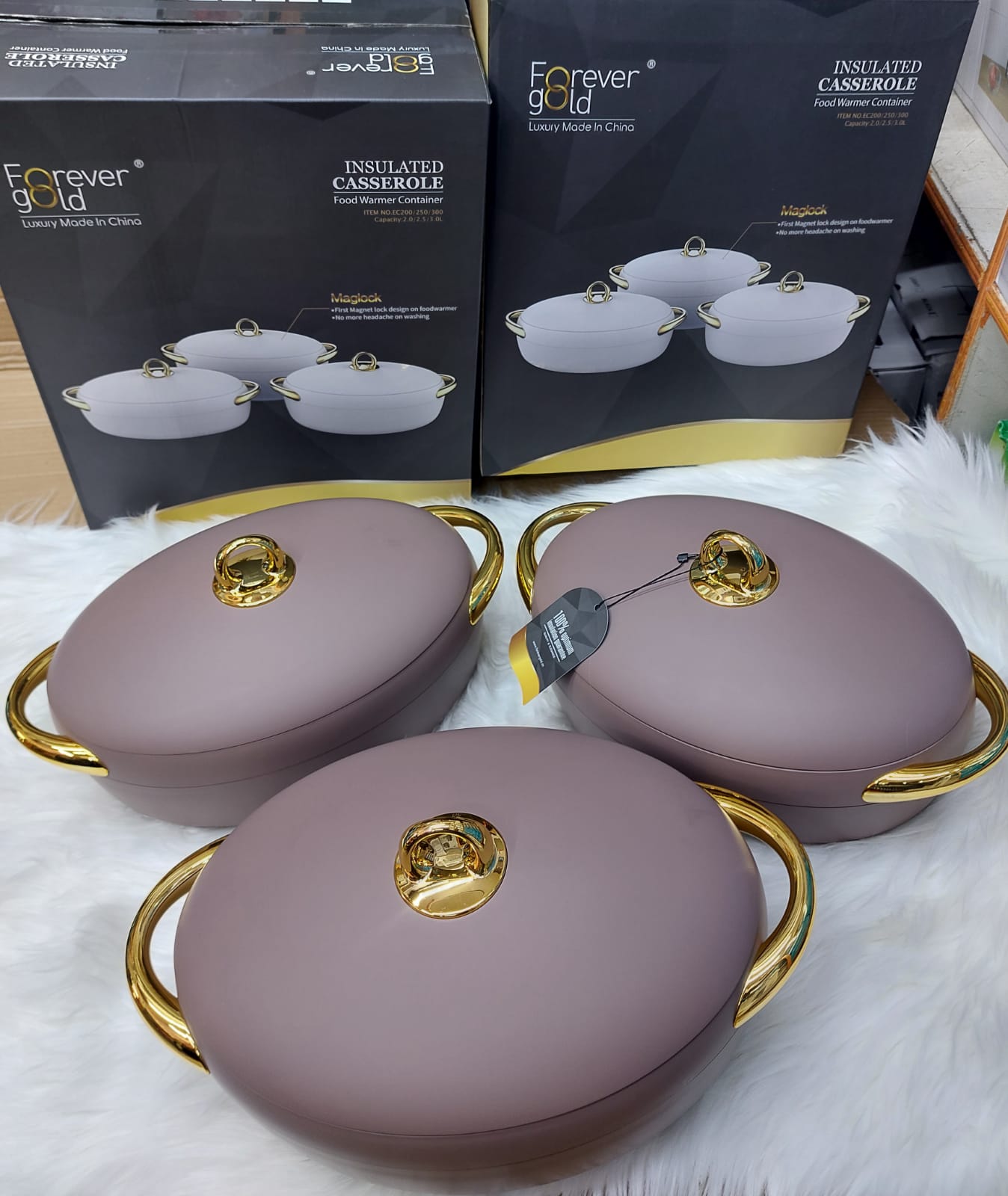 3-Piece Premium Insulated Hotpot Set serveware