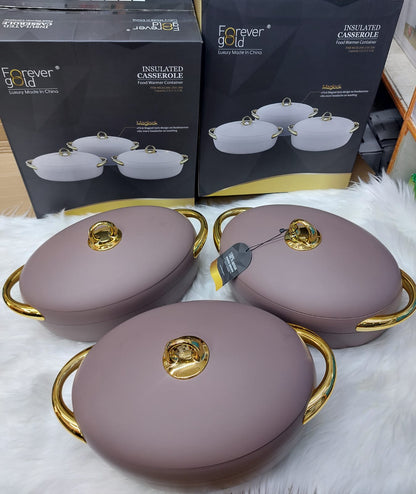 3-Piece Premium Insulated Hotpot Set serveware