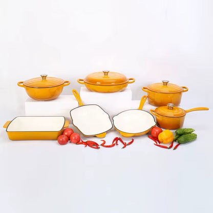 Enamel Cast Iron Cookware – Heavy-Duty, Stylish & Multi-Functional