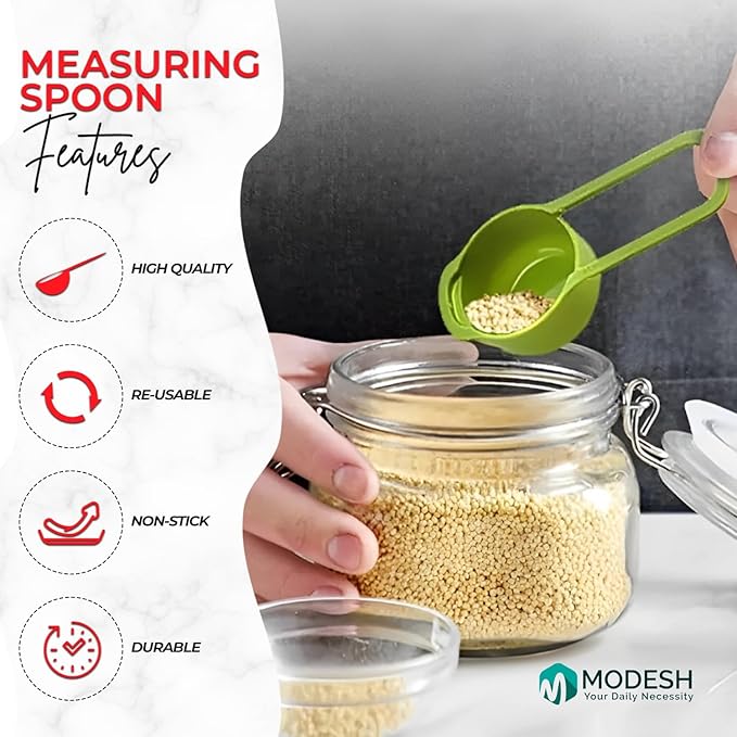 multicoloured measuring cups 6 pcs