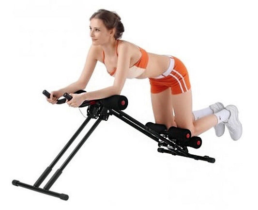 Abs generator /AB Glider Trainer | Ab Roller & Crunch Machine with Resistance Levels