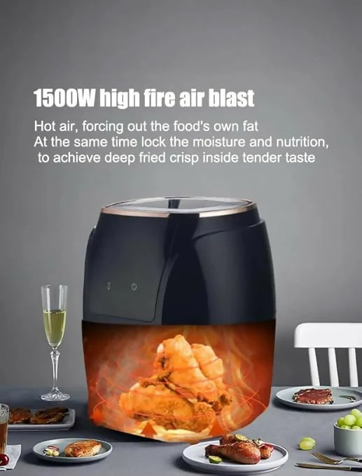 Nunix Electric 5L Extra Large Air Fryer – Healthier, Faster Cooking
