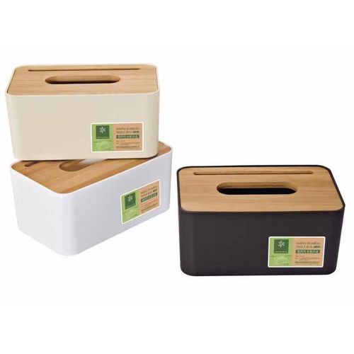Premium Bamboo Tissue Box Cover – Eco-Friendly & Stylish Tissue Holder
