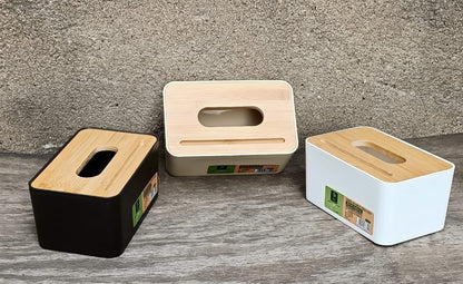 Premium Bamboo Tissue Box Cover – Eco-Friendly & Stylish Tissue Holder