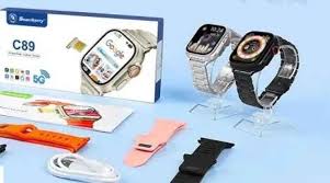 Smart Watch C89 5G – 4GB RAM, 64GB Storage, 1.86" Titanium Screen, Android 9.0, Bluetooth 5.0, SIM Card Support