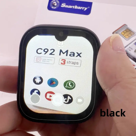 C92 MAX 4G Smart Watch – 6+64GB, Android 8.1, SIM Card, Wi-Fi, GPS, Ultra-Performance Smartwatch