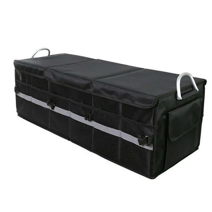 Foldable Car Boot Organizer with Lid – Waterproof, Heavy-Duty  quality Fabric