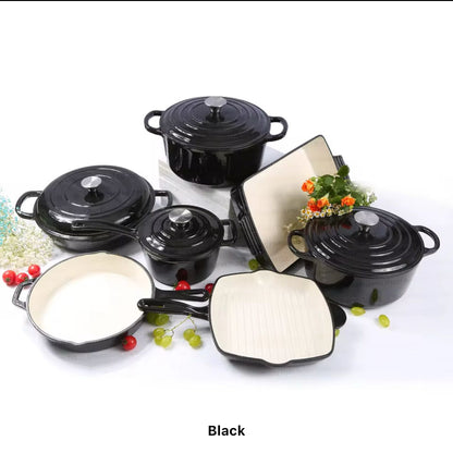Enamel Cast Iron Cookware – Heavy-Duty, Stylish & Multi-Functional