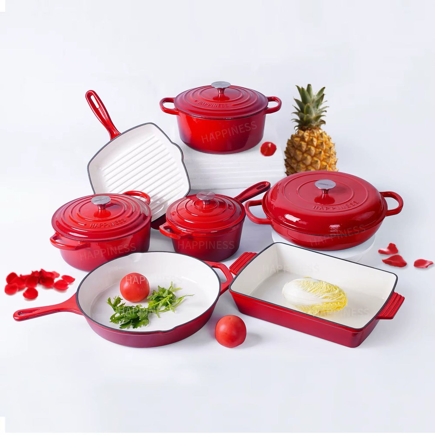 Enamel Cast Iron Cookware – Heavy-Duty, Stylish & Multi-Functional