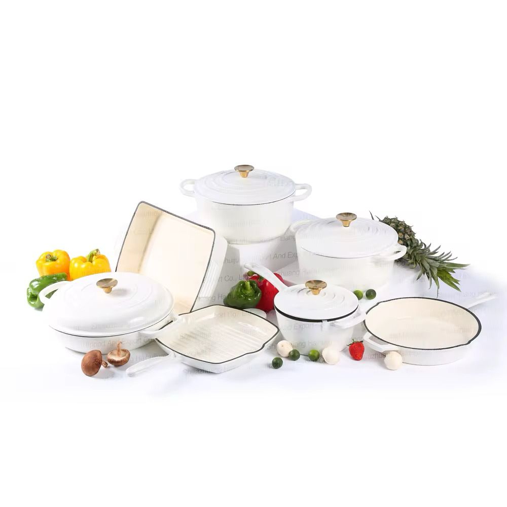 Enamel Cast Iron Cookware – Heavy-Duty, Stylish & Multi-Functional