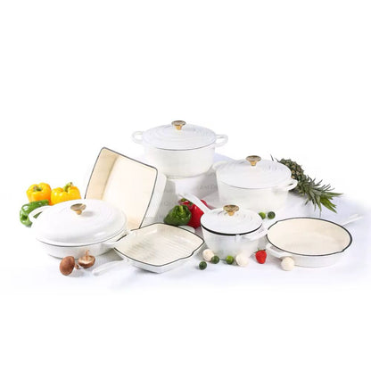 Enamel Cast Iron Cookware – Heavy-Duty, Stylish & Multi-Functional