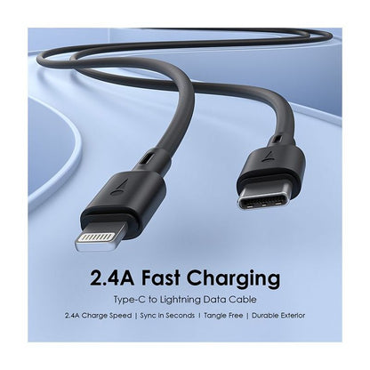 Oraimo Type-C to Lightning Cable – Fast Charging & High-Speed Sync for iPhone