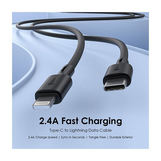 Oraimo Type-C to Lightning Cable – Fast Charging & High-Speed Sync for iPhone