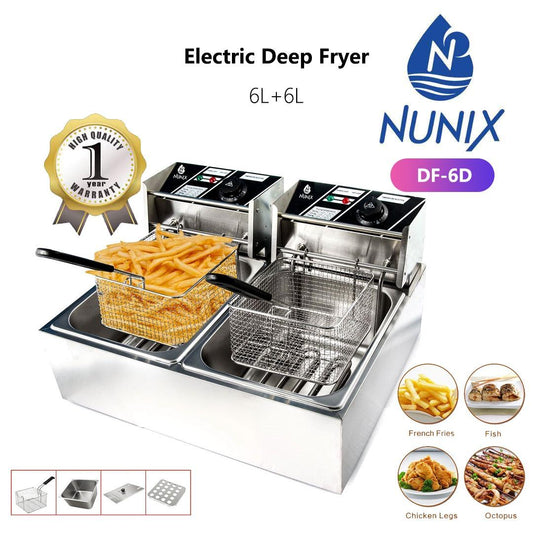 Nunix double deep fryer