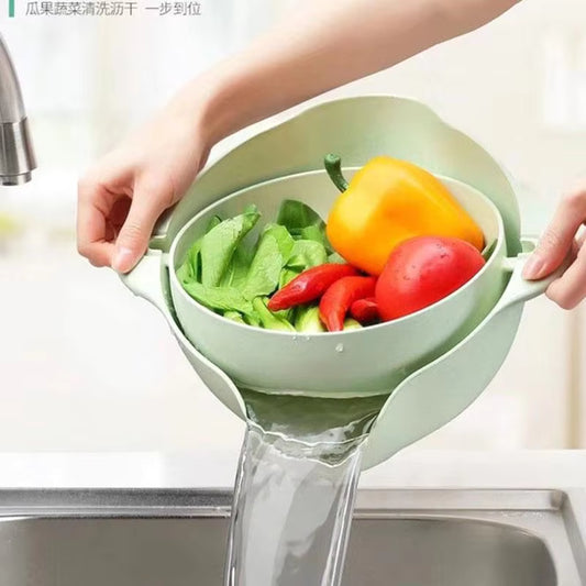 Modern Double Layer  Fruit /Vegetable  Washing  Drainer