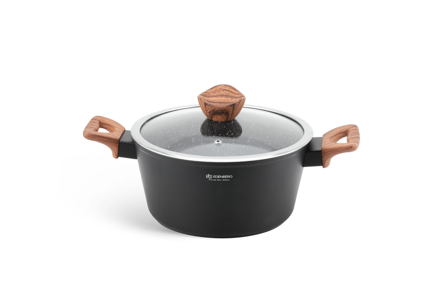 15-Piece Edenberg Cookware Set – Black