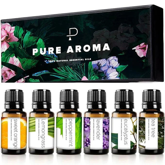 Pure Natural Aromatherapy Essential Oils 6 pcs