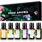 Pure Natural Aromatherapy Essential Oils 6 pcs