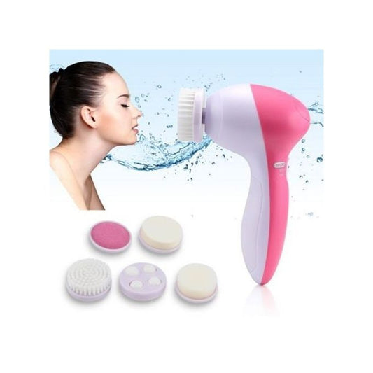 5-in-1 Facial Cleansing Brush – Deep Clean, Exfoliate & Massage