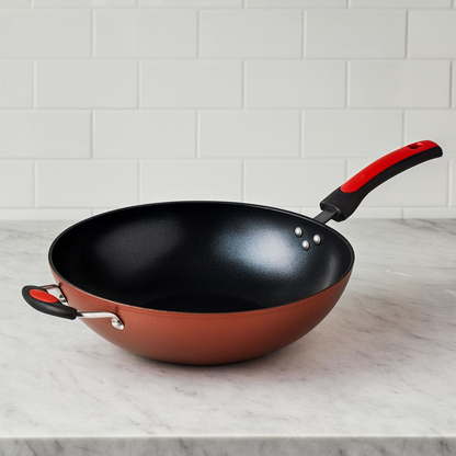 Deep frying pan 34cm deep