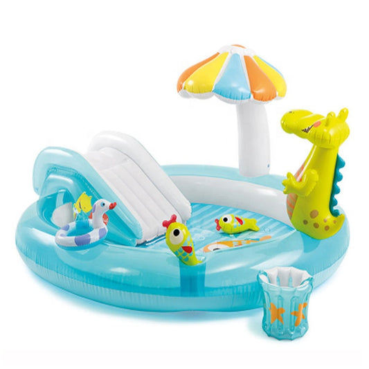 Intex  Kids Inflatable Gator Play Center