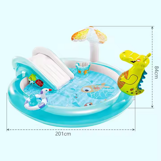 Intex  Kids Inflatable Gator Play Center