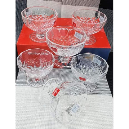 6 PC's Glass Salad Bowl/Ice cream bowl