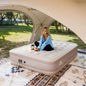 Inflatable Queen Size Airbed Mattress with Built-In Pump – Self-Inflating & Deflating