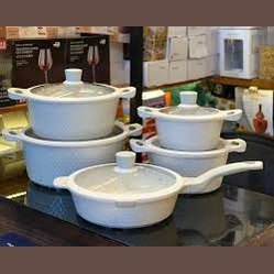 11 pc silicone kAl granite cookware set