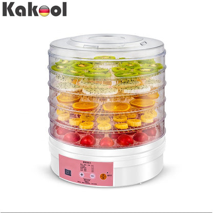 Digital 5 Trays Food Dehydrators Machine  with a timer