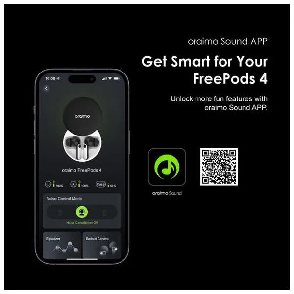 oraimo FreePods 4 ANC True Wireless Earbuds