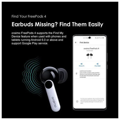 oraimo FreePods 4 ANC True Wireless Earbuds