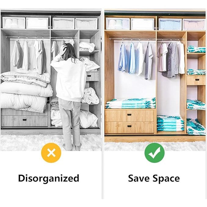 5-Piece Vacuum Storage Bags Set with Electric Pump – Space-Saving Compression Bags for Clothes, Bedding & Travel