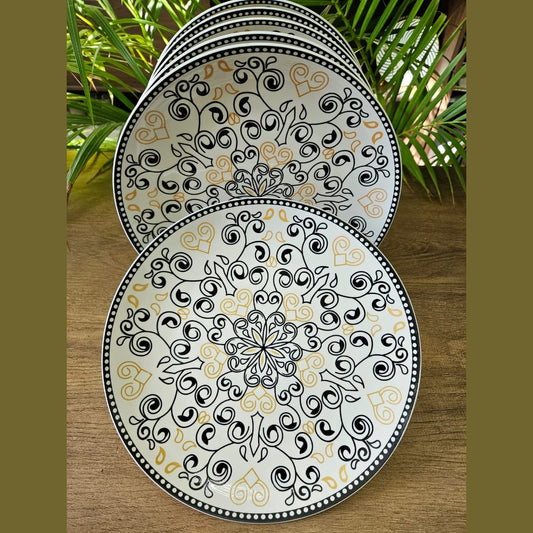 Porcelain Serving Dish – Stylish White Plate for Elegant Food Presentation