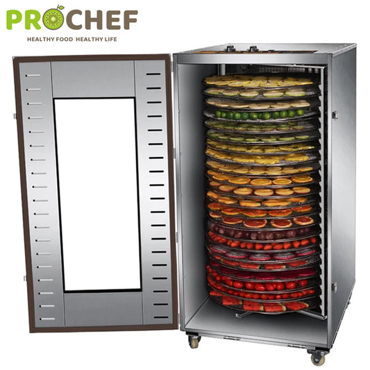 16-Tray Rotating Food Dehydrator – Maximum Capacity, Even Drying