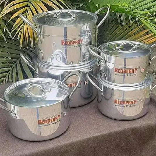 Redberry stainless steel cookware 10 pcs