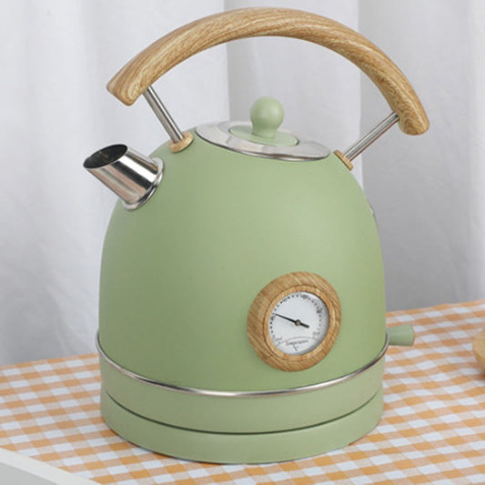 Retro Double Layer Electric Kettle – 1.8L Stainless Steel Design